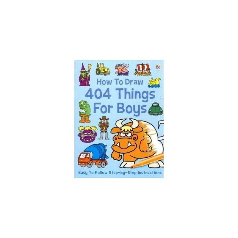 404 Fun Things For Boys (How to Draw) Book