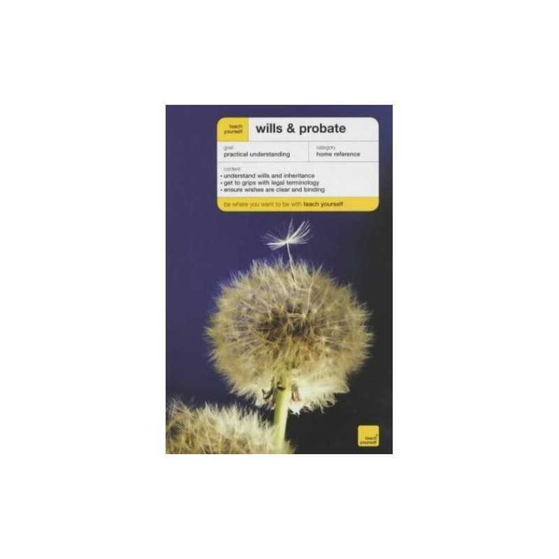 Teach Yourself Wills & Probate (Tyla) by Pooley, Richard Paperback Book The