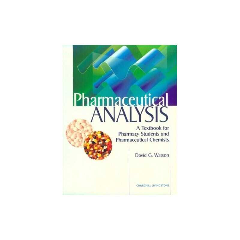 Pharmaceutical Analysis: A Textbook for Pha... by Watson BSc PhD PGC Paperback