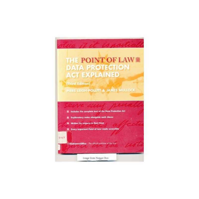 The Data Protection Act Explained by The Stationery Office Paperback Book The