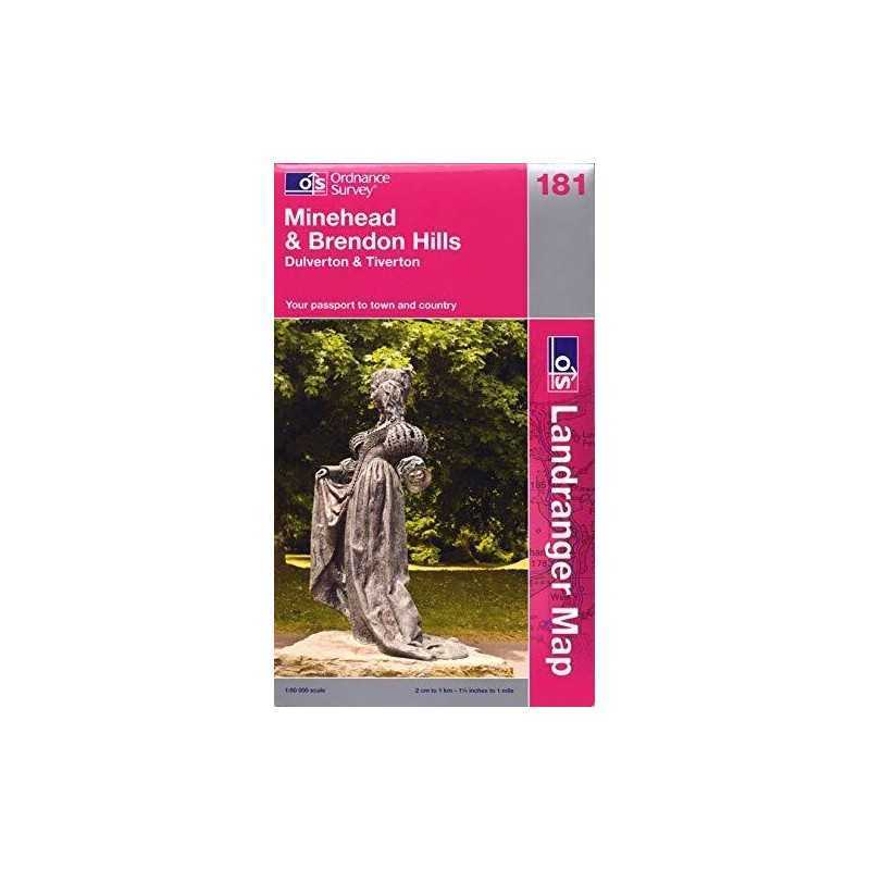 Minehead and Brendon Hills, Dulverton an... by Ordnance Survey Sheet map, folded