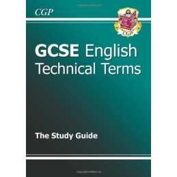 GCSE English Technical Terms Study Guide: Technical Te... by CGP Books Paperback