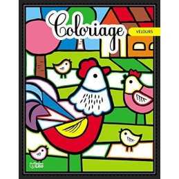 TABL.VELOURS COQ POULE POUSSIN, Lemerle, Corinne