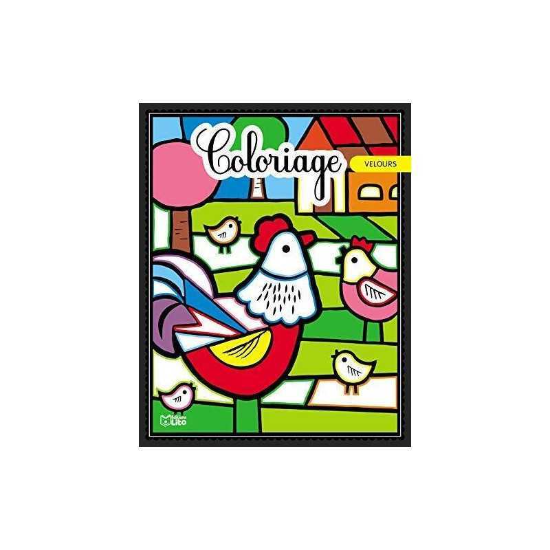 TABL.VELOURS COQ POULE POUSSIN, Lemerle, Corinne