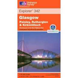 Glasgow: Paisley, Rutherglen and Kirkint... by Ordnance Survey Sheet map, folded
