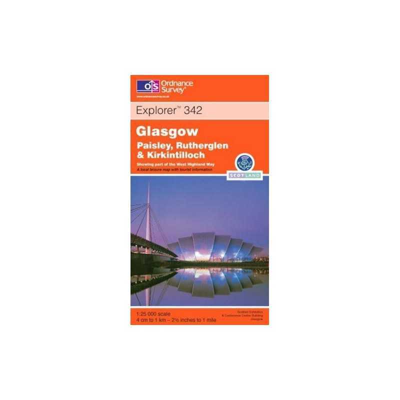 Glasgow: Paisley, Rutherglen and Kirkint... by Ordnance Survey Sheet map, folded