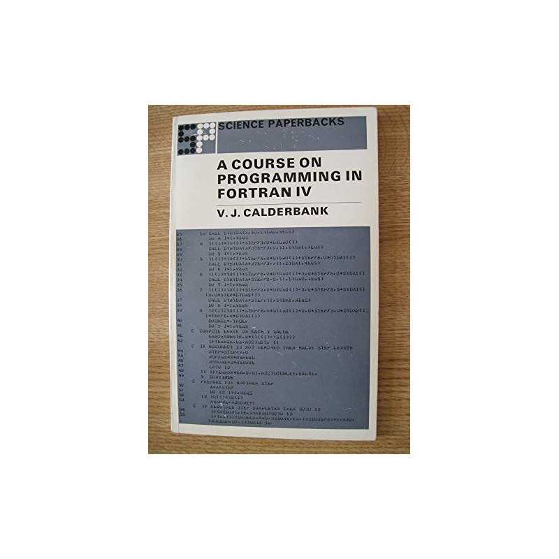Course on Programming in Fortran IV..., Calderbank, Val