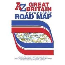 G.B. Road Map (Reversible) (A-Z Road Map) by Geographers A-Z Map Company Ltd The