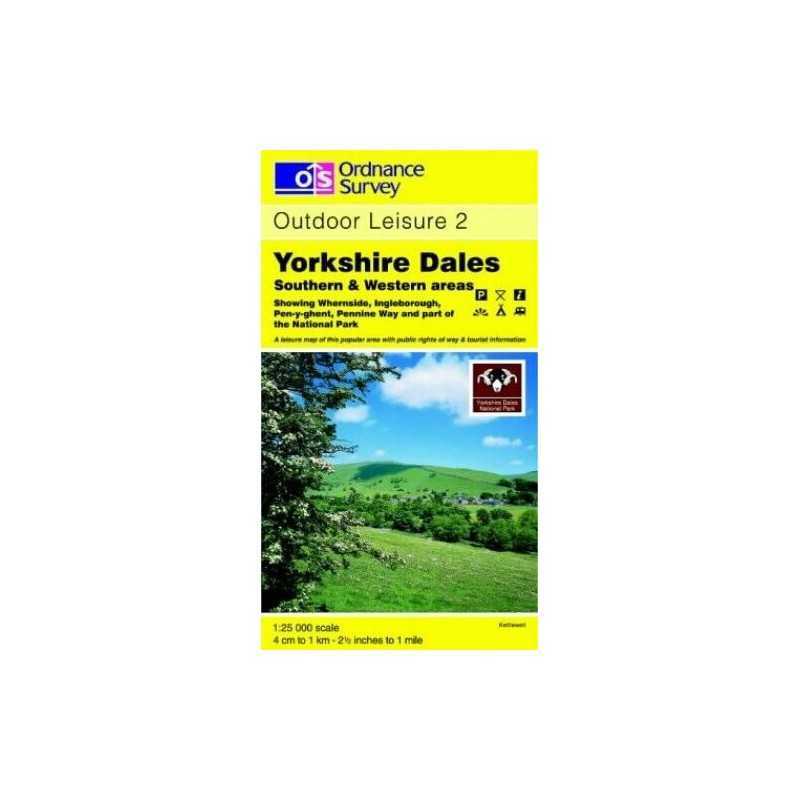 Yorkshire Dales: Southern and Western Ar... by Ordnance Survey Sheet map, folded