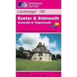 Exeter and Sidmouth, Exmouth and Teignmo... by Ordnance Survey Sheet map, folded