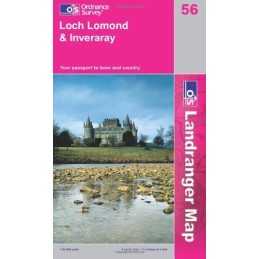 Loch Lomond and Inveraray (Landranger Ma... by Ordnance Survey Sheet map, folded