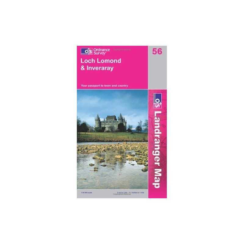 Loch Lomond and Inveraray (Landranger Ma... by Ordnance Survey Sheet map, folded