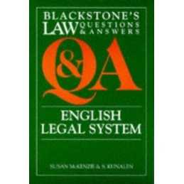 Q&A: English Legal System by Kunalen, S. Paperback Book
