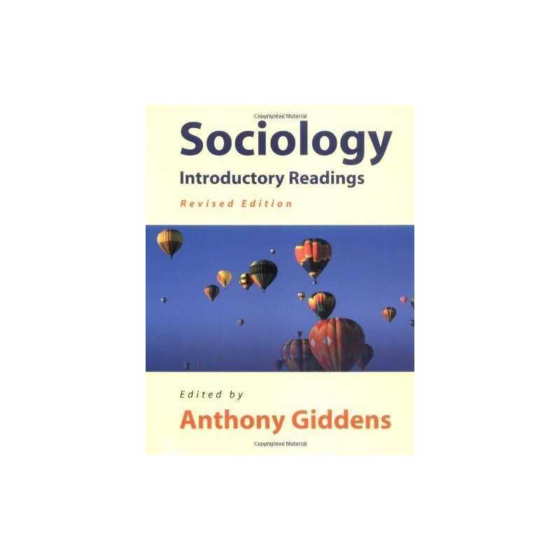 Sociology: Introductory Readings, Revised Edition by Giddens, Anthony Paperback