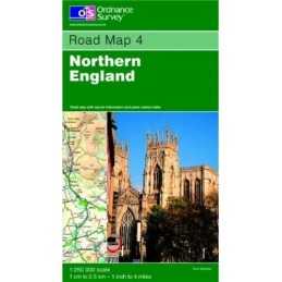 Northern England: Sheet 4 (Road Map) by Ordnance Survey Sheet map, folded Book