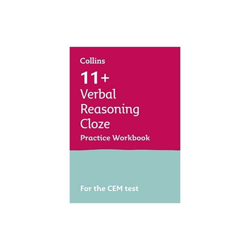 11+ Verbal Reasoning Cloze Practice Wor..., Collins 11+