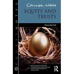 Course Notes: Equity and Trusts by Barnett, Simon Book