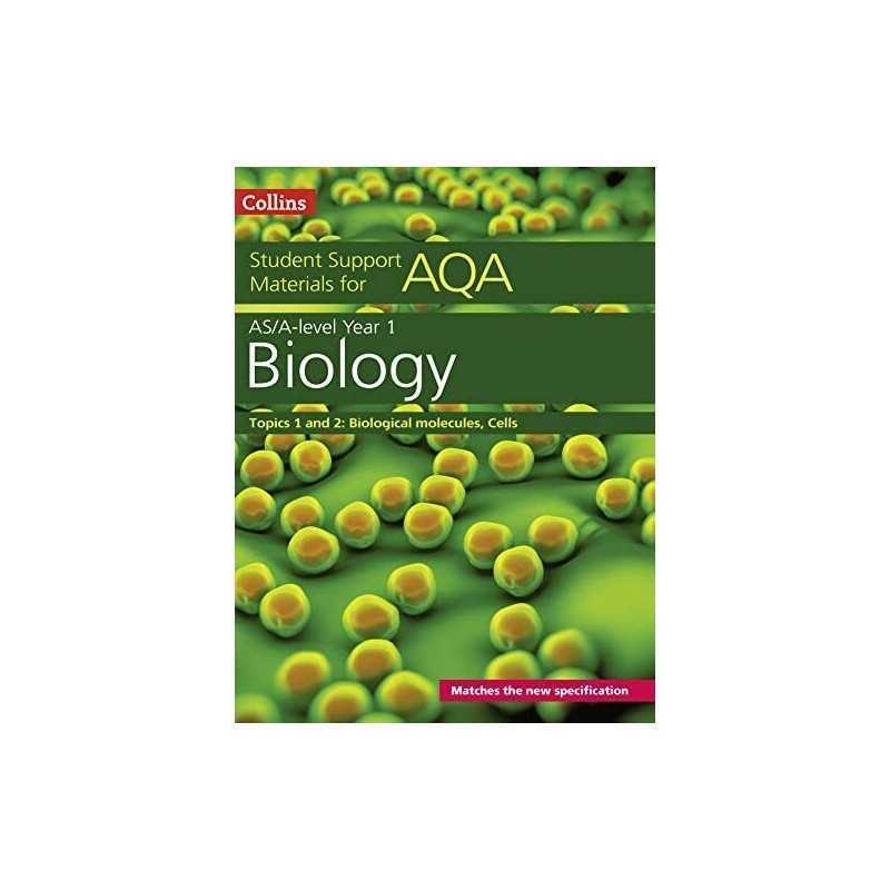 AQA A Level Biology Year 1 & AS Topics 1 and 2: Biological mat... by Boyle, Mike