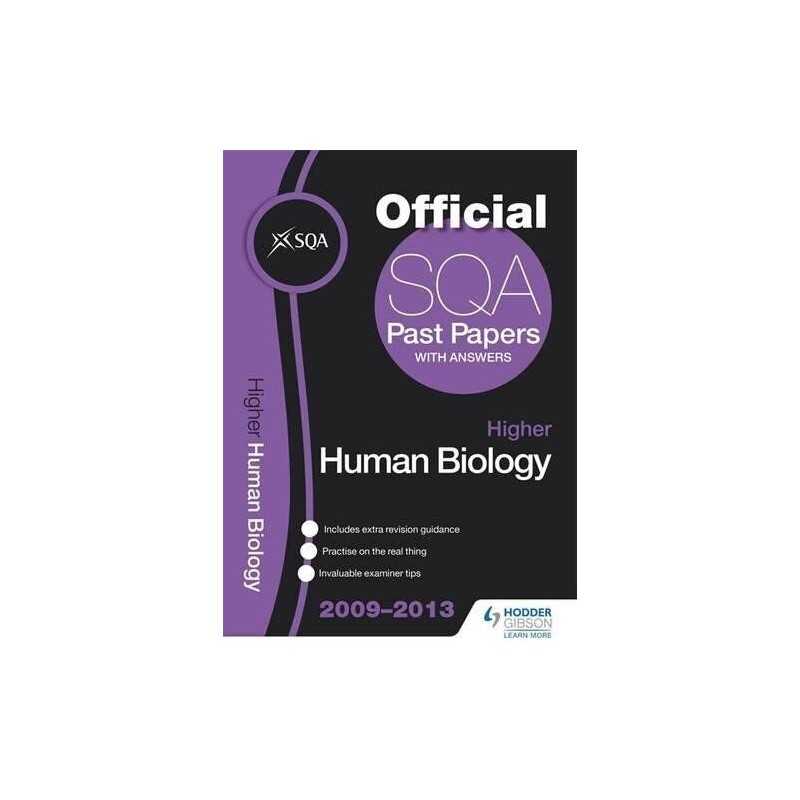 SQA Past Papers 2013 Higher Human Biology (SQA ..., Sqa