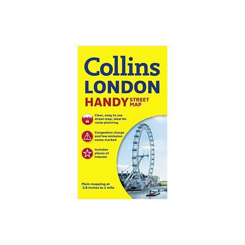 Collins Handy Street Map London by Collins Maps Book