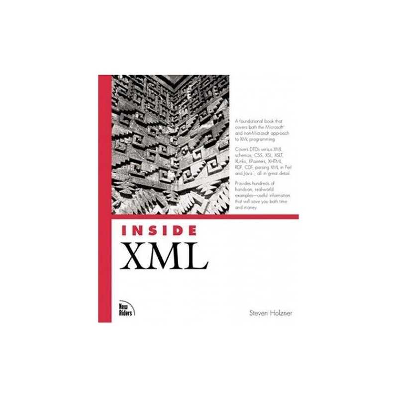 Inside XML (Inside S.) by Holzner, Steven Paperback Book