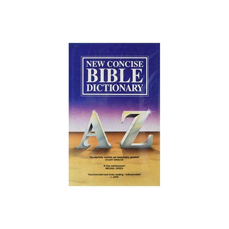 New Concise Bible Dictionary by Williams, Derek Hardback Book  Fast