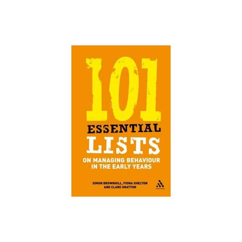 101 Essential Lists on Managing Behaviour in the ... by Shelton, Fiona Paperback