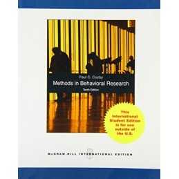 Methods in Behavioral Research by Cozby, Paul Paperback Book