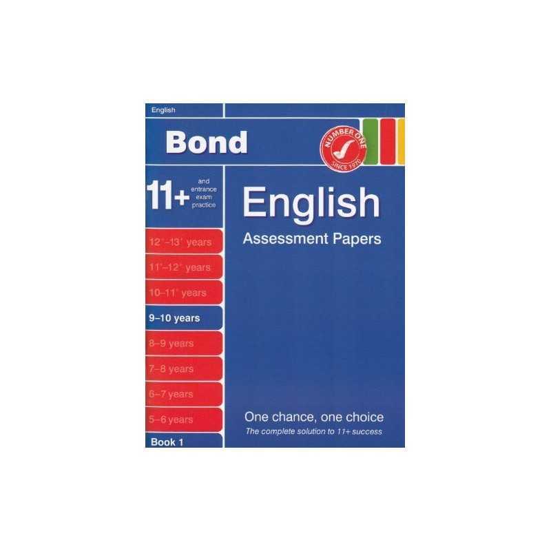 Bond Assessment Papers in English 9-10 years New E... by Sarah Lindsay Paperback