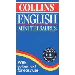Collins English Mini Thesaurus Paperback Book