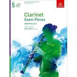 Clarinet Exam Pieces 2014-2017, Grade 5, Score, Part & 2 CDs: Selected from the