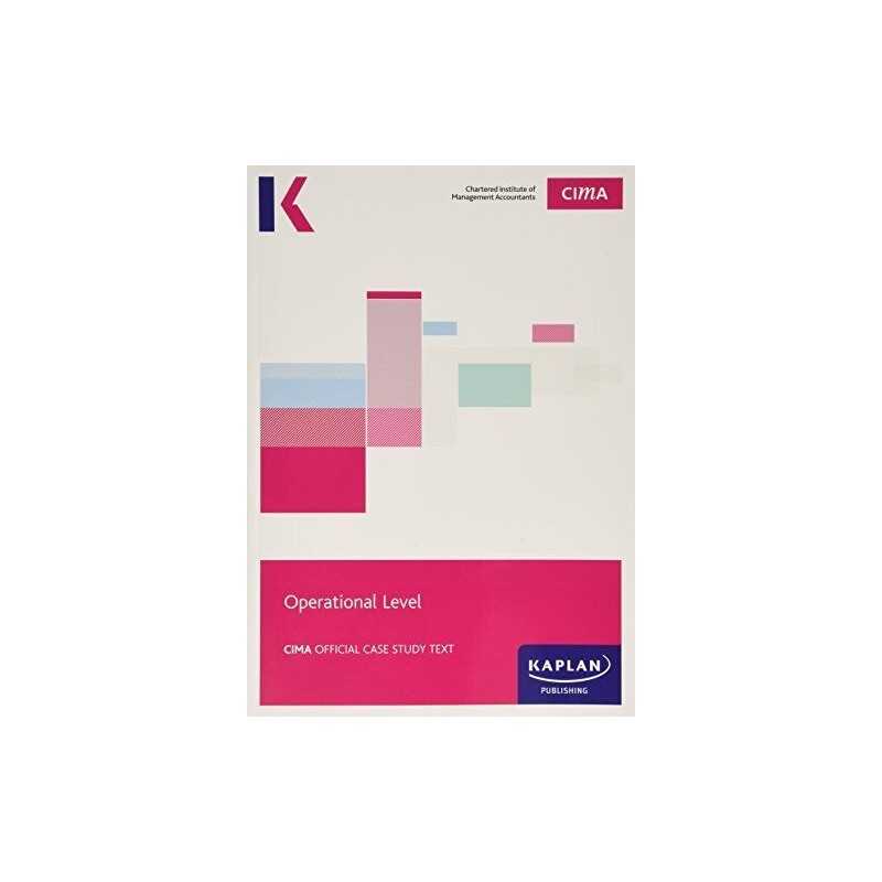 CIMA Operational Case Study - Study Text Book