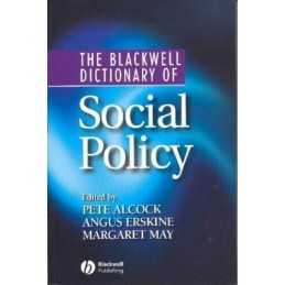 Blackwell Dictionary of Social Policy by Alcock, Alcock Paperback Book